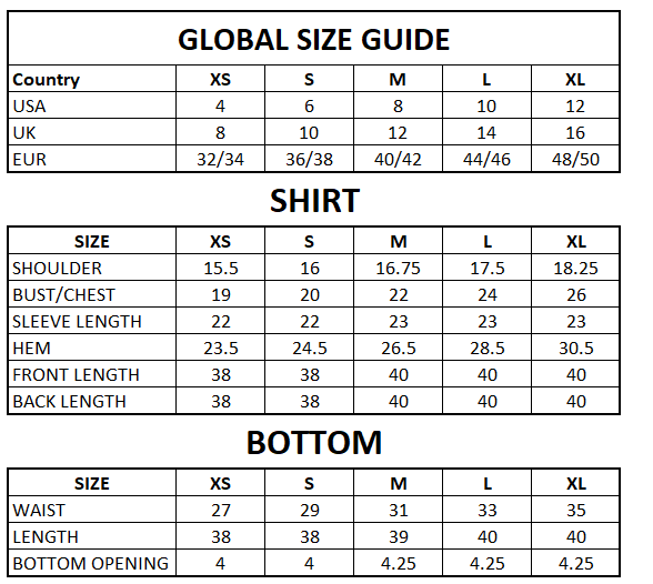Size Guide