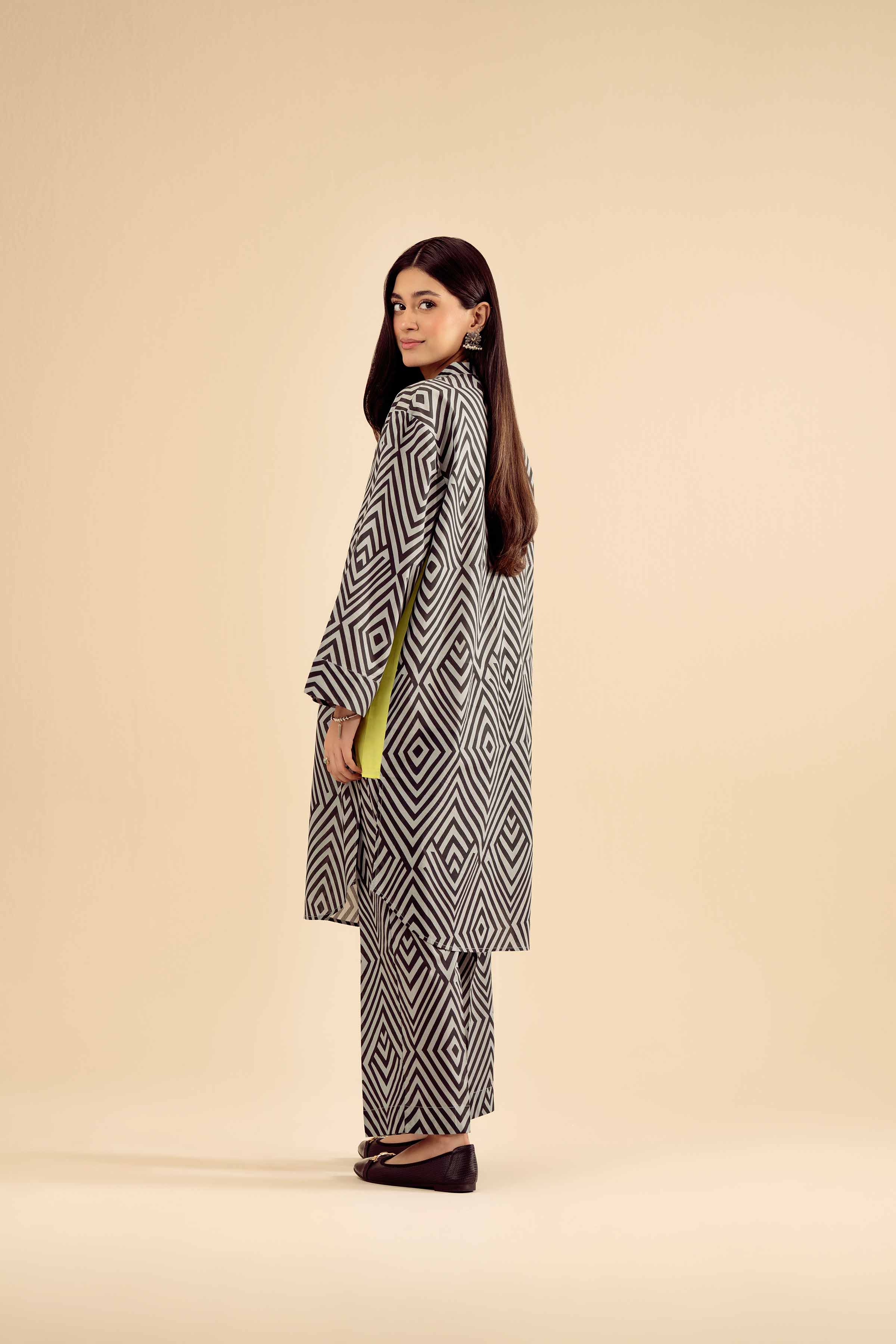 2 Piece - Printed Suit - PW25-22 for Women - Pret Collection | Nishat | Shop Online