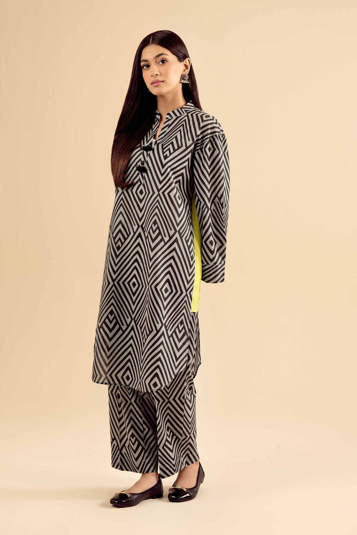 2 Piece - Printed Suit - PW25-22 for Women - Pret Collection | Nishat | Shop Online