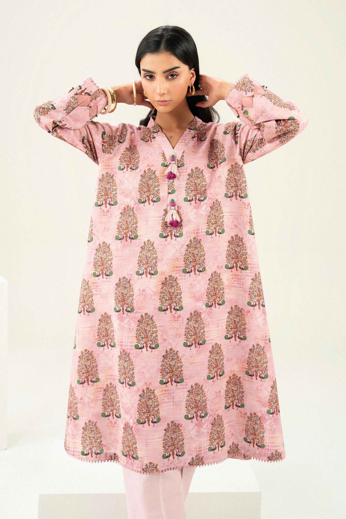 2 Piece - Printed Suit - PW25-220 for Women - Pret Collection | Nishat | Shop Online 