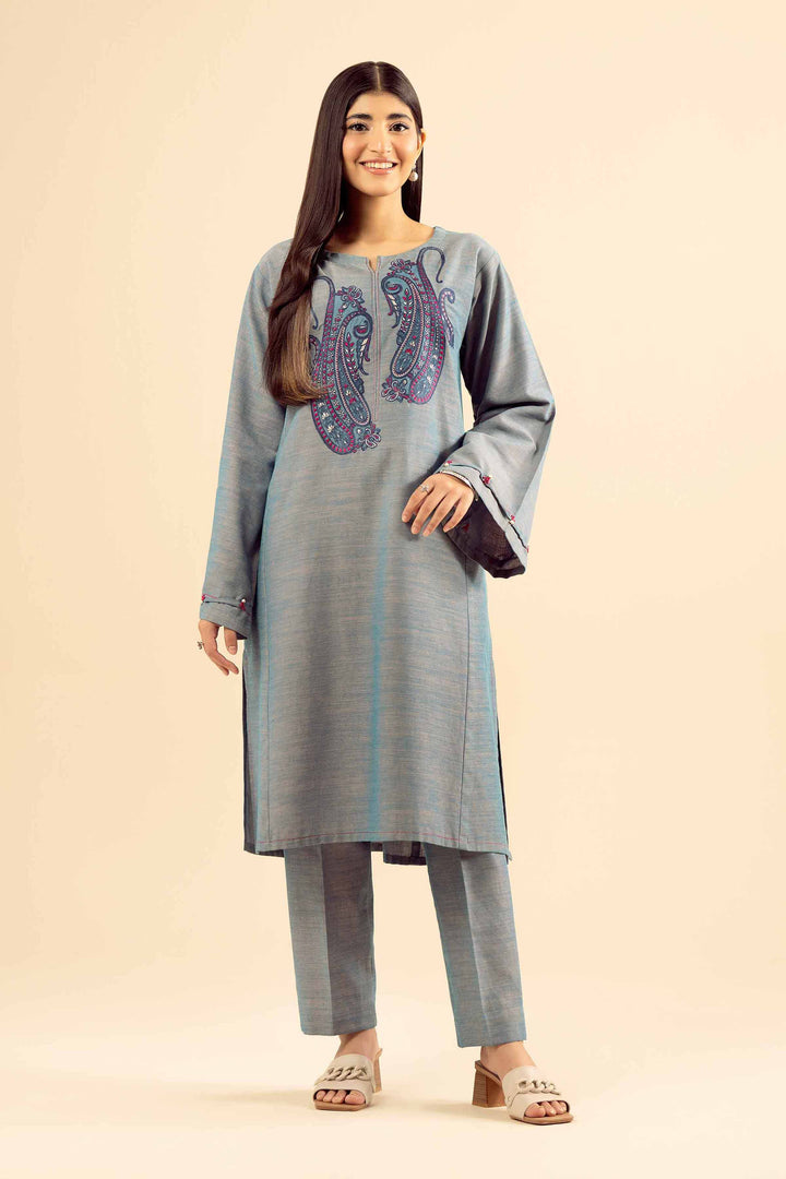 2 Piece - Embroidered Suit - PW25-222 for Women - Pret Collection | Nishat | Shop Online