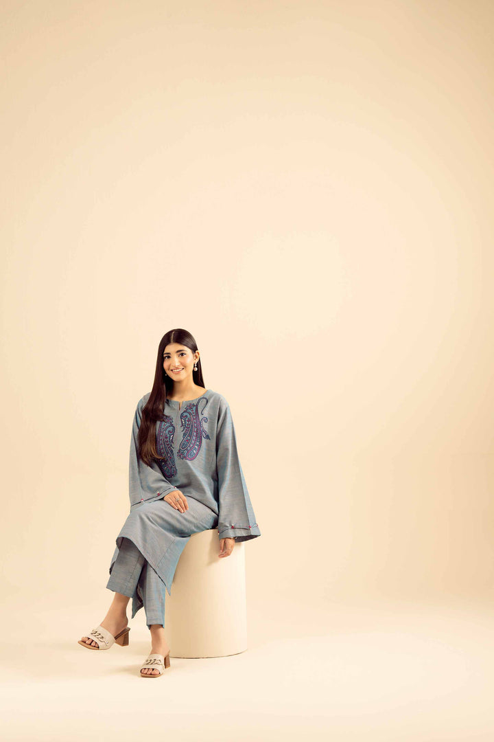 2 Piece - Embroidered Suit - PW25-222 for Women - Pret Collection | Nishat | Shop Online