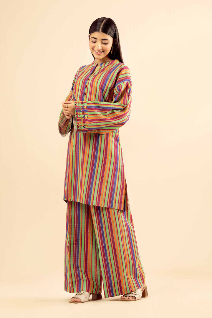 2 Piece - Printed Embroidered Suit - PW25-223 for Women - Pret Collection | Nishat | Shop Online