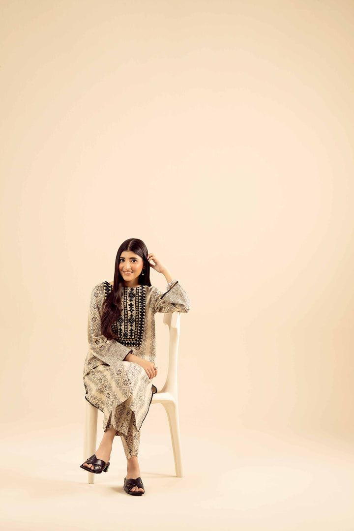 2 Piece - Embroidered Suit - PW25-224 for Women - Pret Collection | Nishat | Shop Online