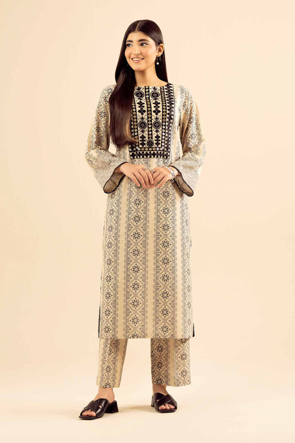 2 Piece - Embroidered Suit - PW25-224 for Women - Pret Collection | Nishat | Shop Online