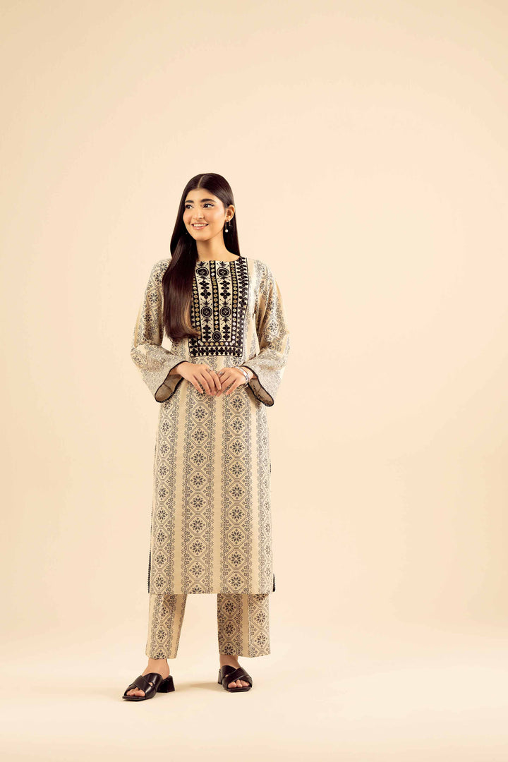 2 Piece - Embroidered Suit - PW25-224 for Women - Pret Collection | Nishat | Shop Online