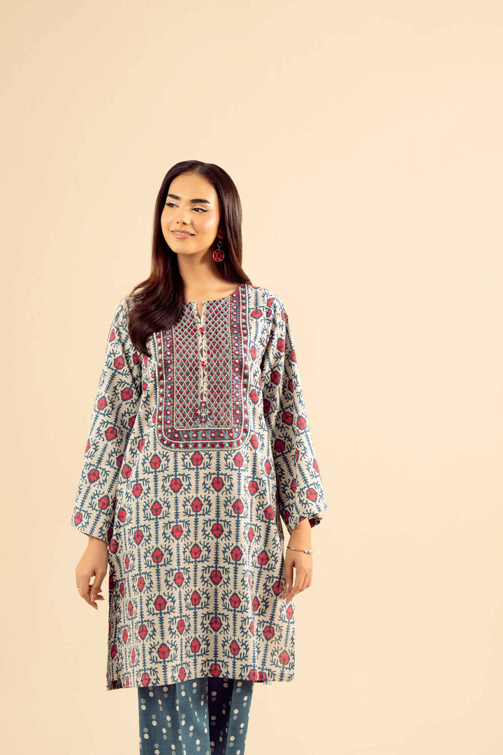 2 Piece - Printed Embroidered Suit - PW25-227 for Women - Pret Collection | Nishat | Shop Online