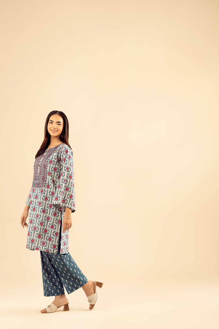 2 Piece - Printed Embroidered Suit - PW25-227 for Women - Pret Collection | Nishat | Shop Online