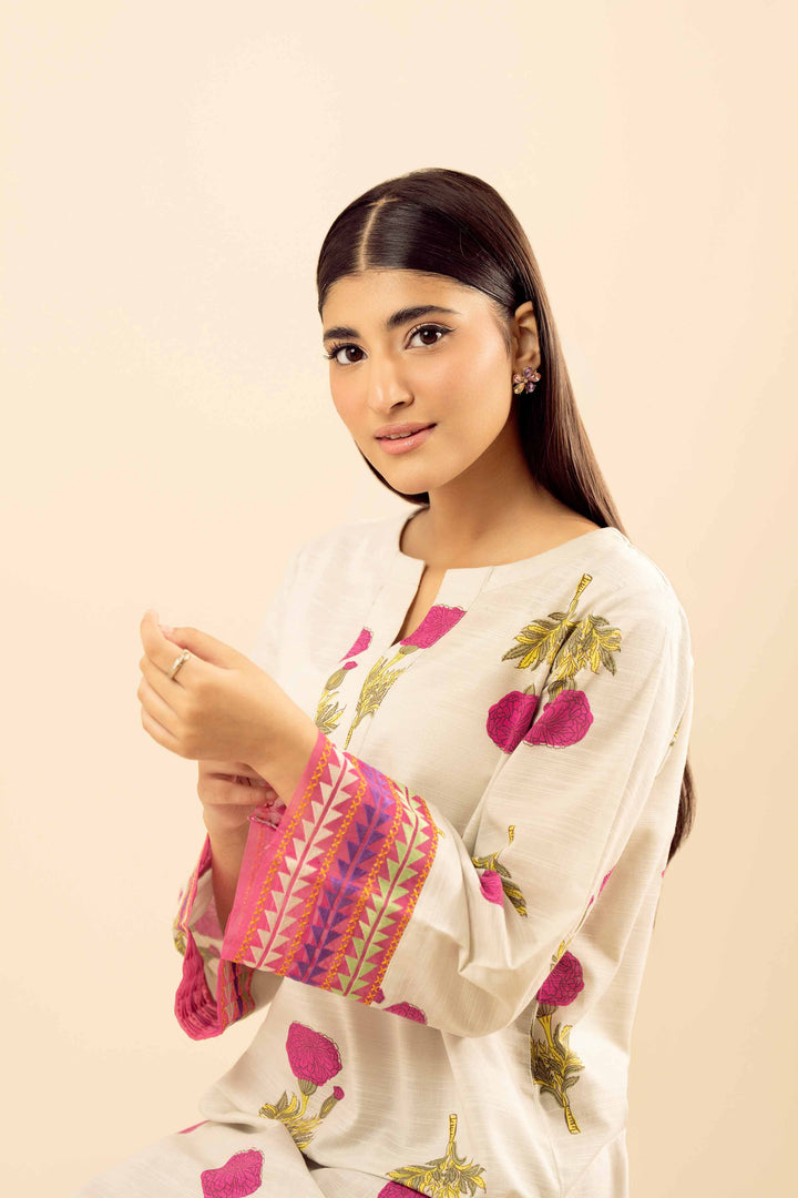 2 Piece - Printed Embroidered Suit - PW25-228 for Women - Pret Collection | Nishat | Shop Online