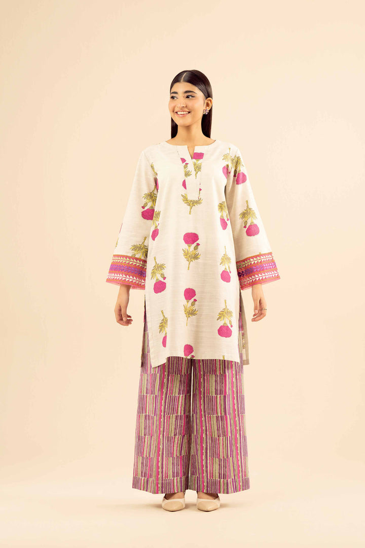 2 Piece - Printed Embroidered Suit - PW25-228 for Women - Pret Collection | Nishat | Shop Online