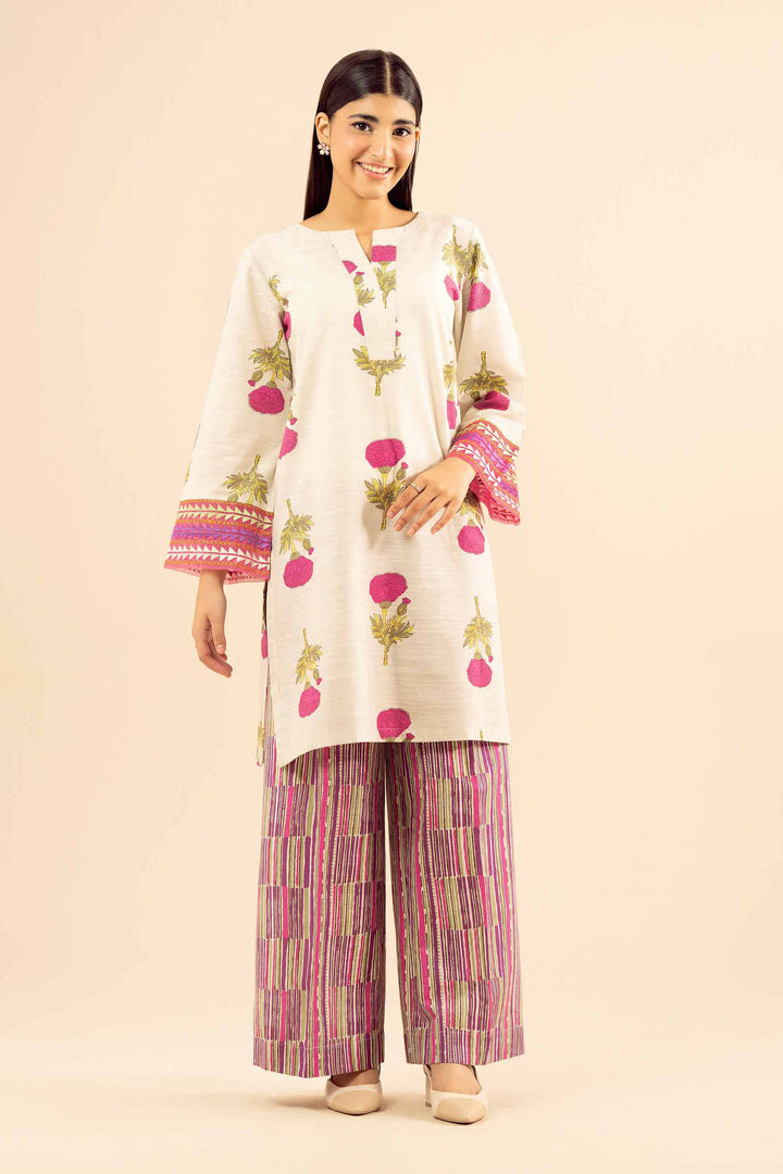 2 Piece - Printed Embroidered Suit - PW25-228 for Women - Pret Collection | Nishat | Shop Online