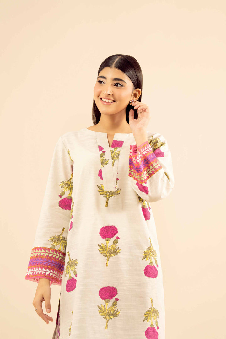 2 Piece - Printed Embroidered Suit - PW25-228 for Women - Pret Collection | Nishat | Shop Online