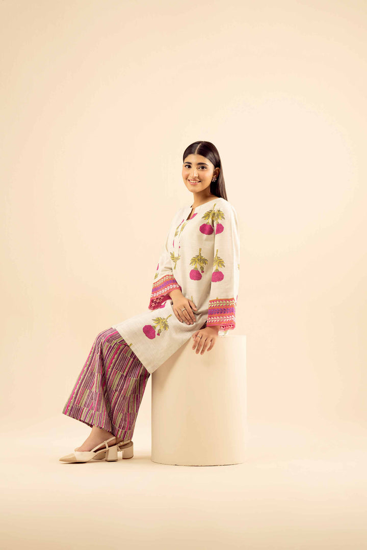 2 Piece - Printed Embroidered Suit - PW25-228 for Women - Pret Collection | Nishat | Shop Online