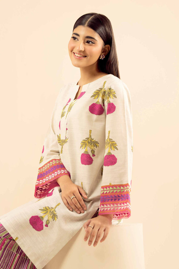 2 Piece - Printed Embroidered Suit - PW25-228 for Women - Pret Collection | Nishat | Shop Online