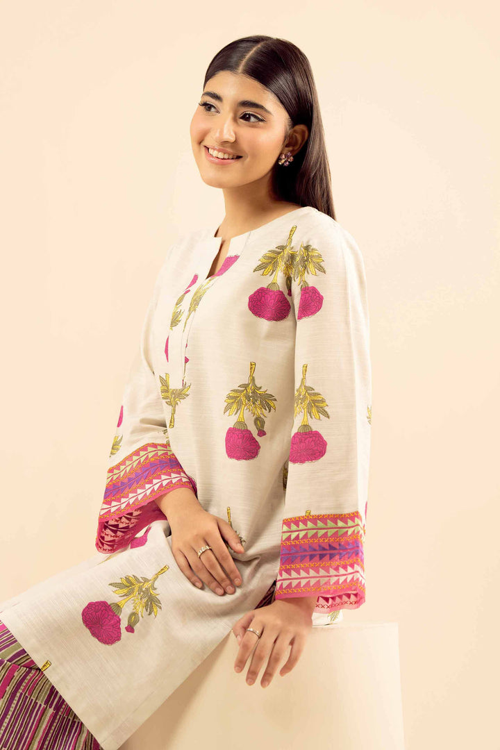 2 Piece - Printed Embroidered Suit - PW25-228 for Women - Pret Collection | Nishat | Shop Online