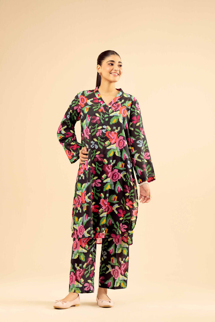 2 Piece - Printed Suit - PW25-23 for Women - Pret Collection | Nishat | Shop Online