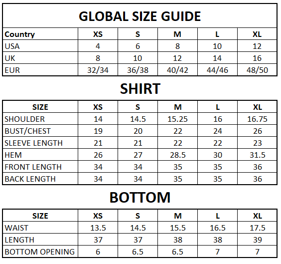 Size Guide
