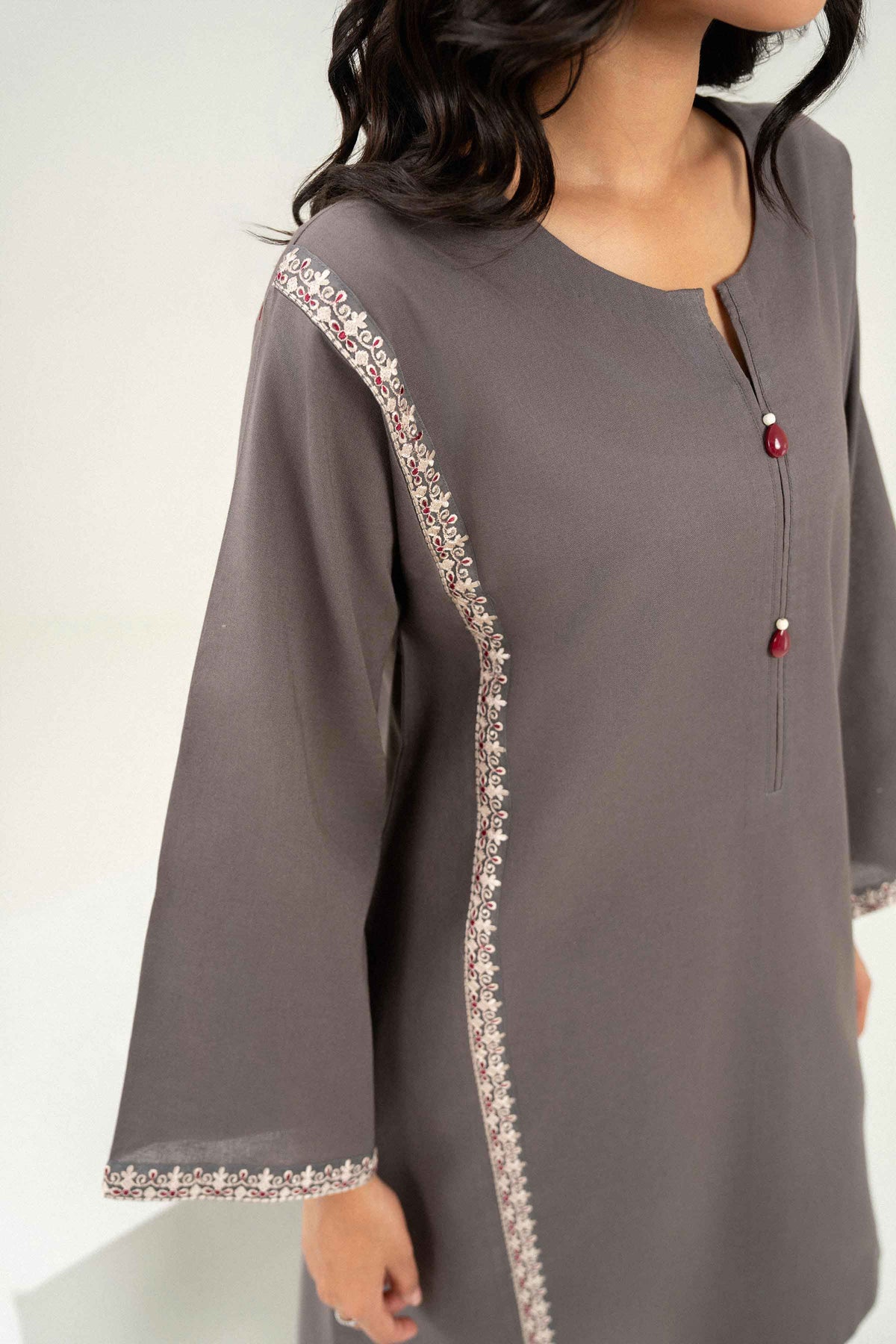 2 Piece - Embroidered Suit - PW25-242 for Women - Pret Collection | Nishat | Shop Online 
