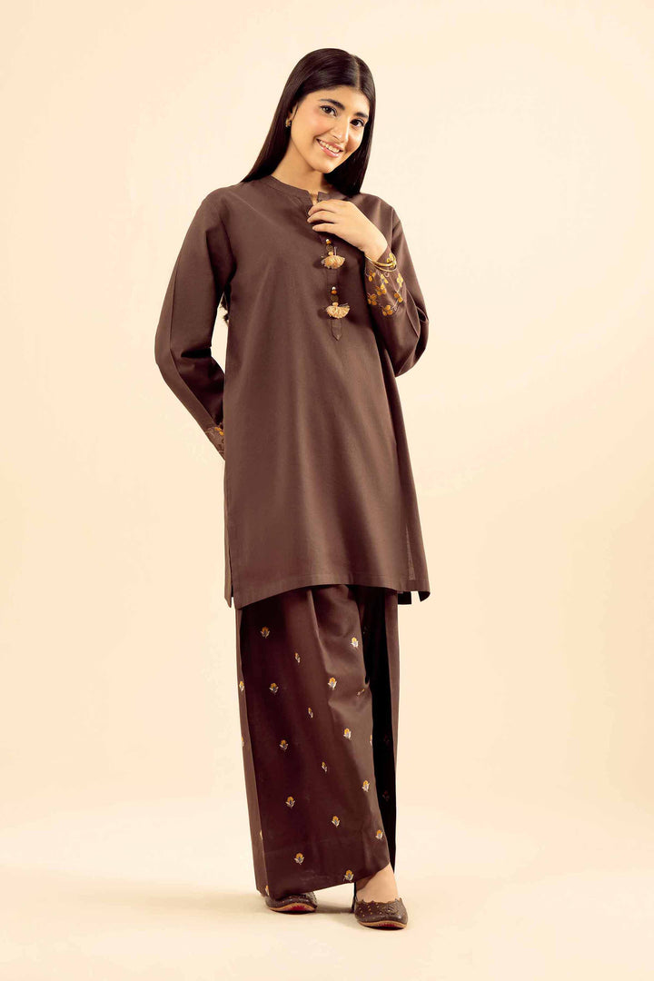 2 Piece - Embroidered Suit - PW25-243 for Women - Pret Collection | Nishat | Shop Online