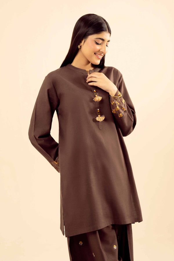 2 Piece - Embroidered Suit - PW25-243 for Women - Pret Collection | Nishat | Shop Online