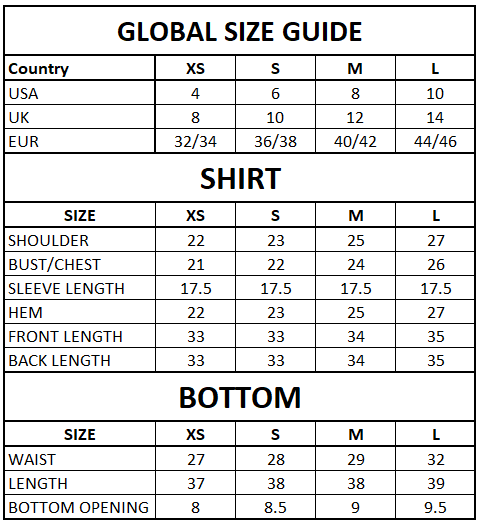 Size Guide