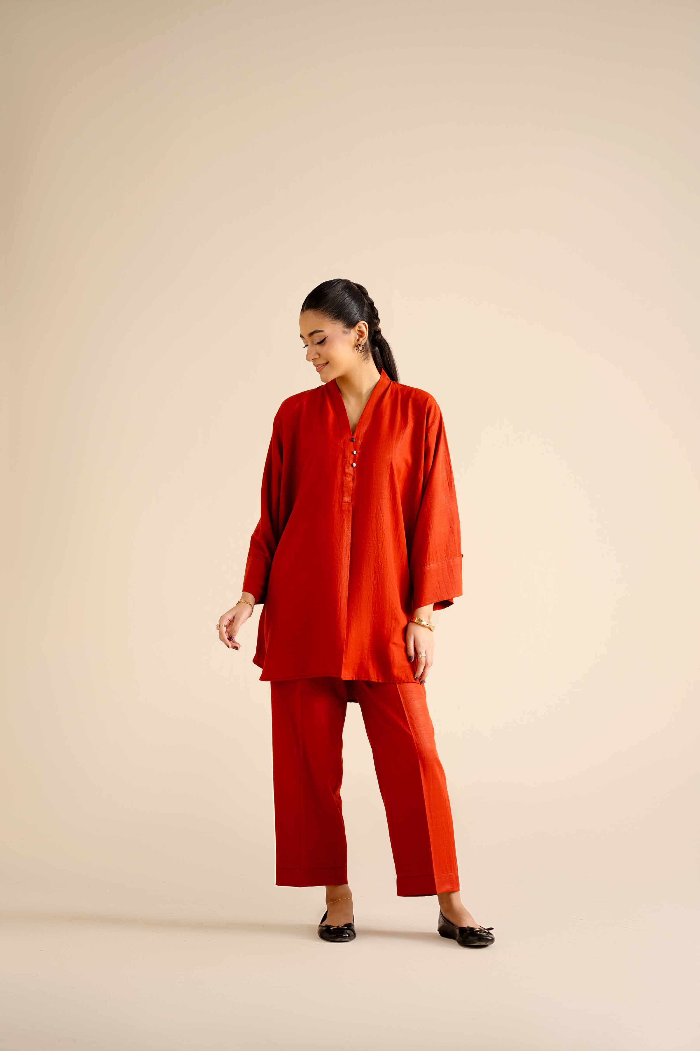 2 Piece - Basic Suit - PW25-247 for Women - Pret Collection | Nishat | Shop Online