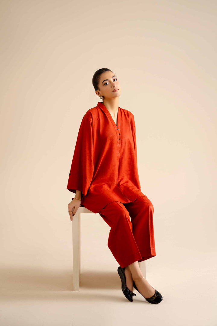 2 Piece - Basic Suit - PW25-247 for Women - Pret Collection | Nishat | Shop Online