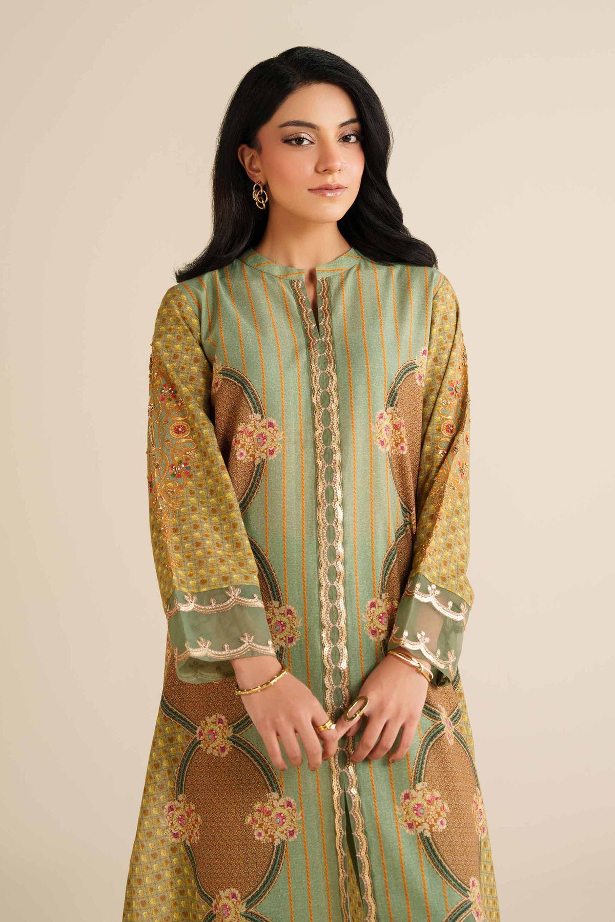 2 Piece - Printed Embroidered Suit - PW25-261 for Women -  Pret Collection | Nishat | Shop Online