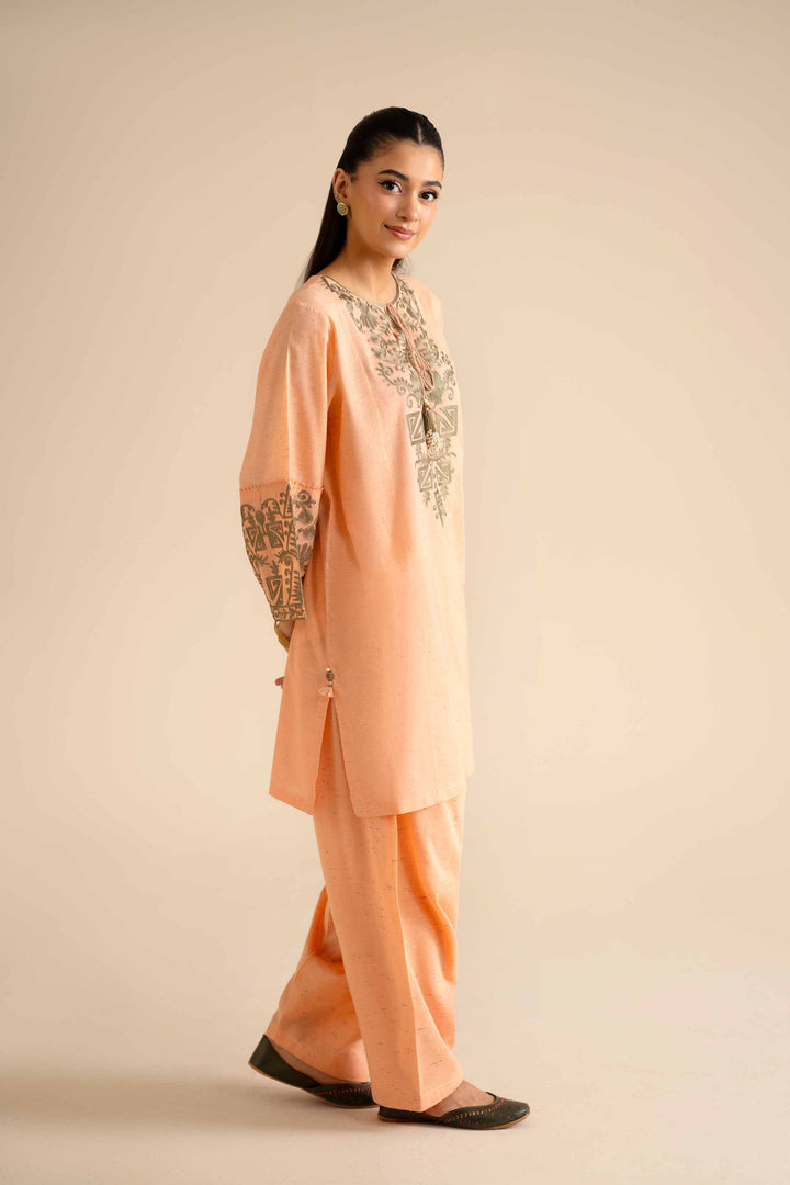2 Piece - Embroidered Suit - PW25-268 for Women - Pret Collection | Nishat | Shop Online
