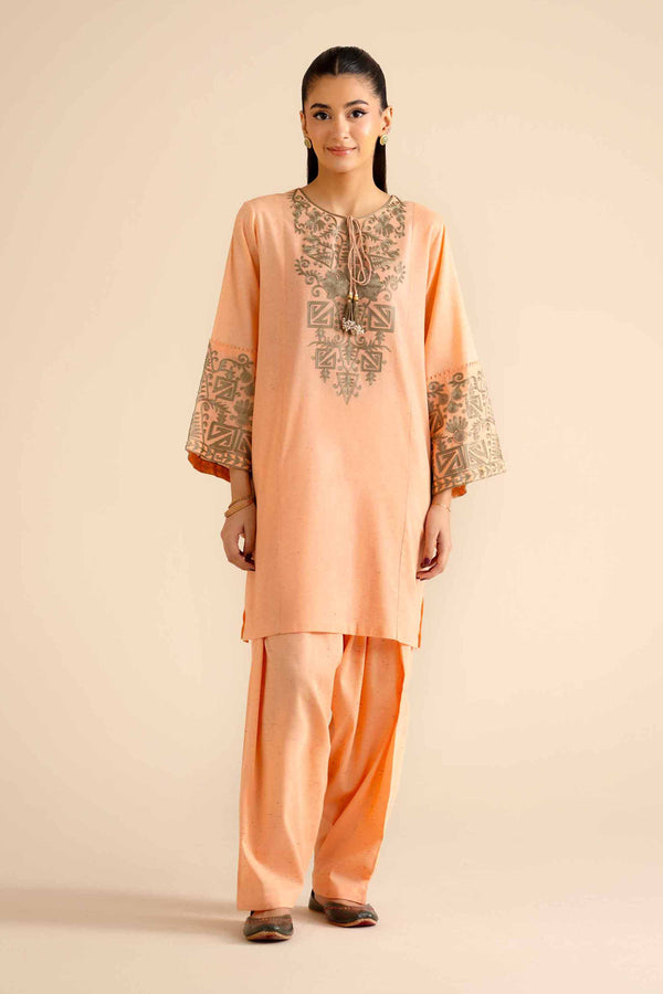 2 Piece - Embroidered Suit - PW25-268 for Women - Pret Collection | Nishat | Shop Online
