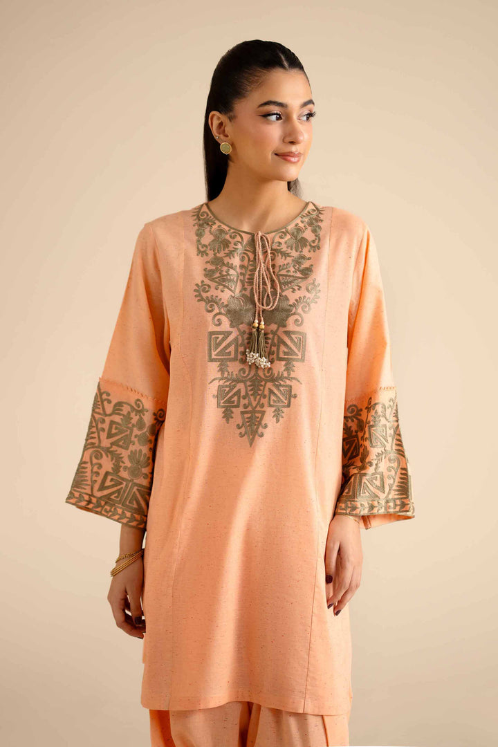 2 Piece - Embroidered Suit - PW25-268 for Women - Pret Collection | Nishat | Shop Online