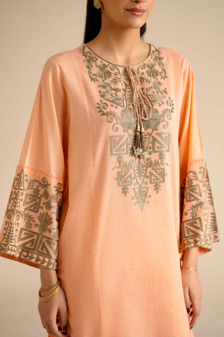 2 Piece - Embroidered Suit - PW25-268 for Women - Pret Collection | Nishat | Shop Online