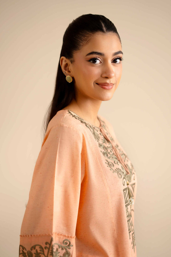 2 Piece - Embroidered Suit - PW25-268 for Women - Pret Collection | Nishat | Shop Online
