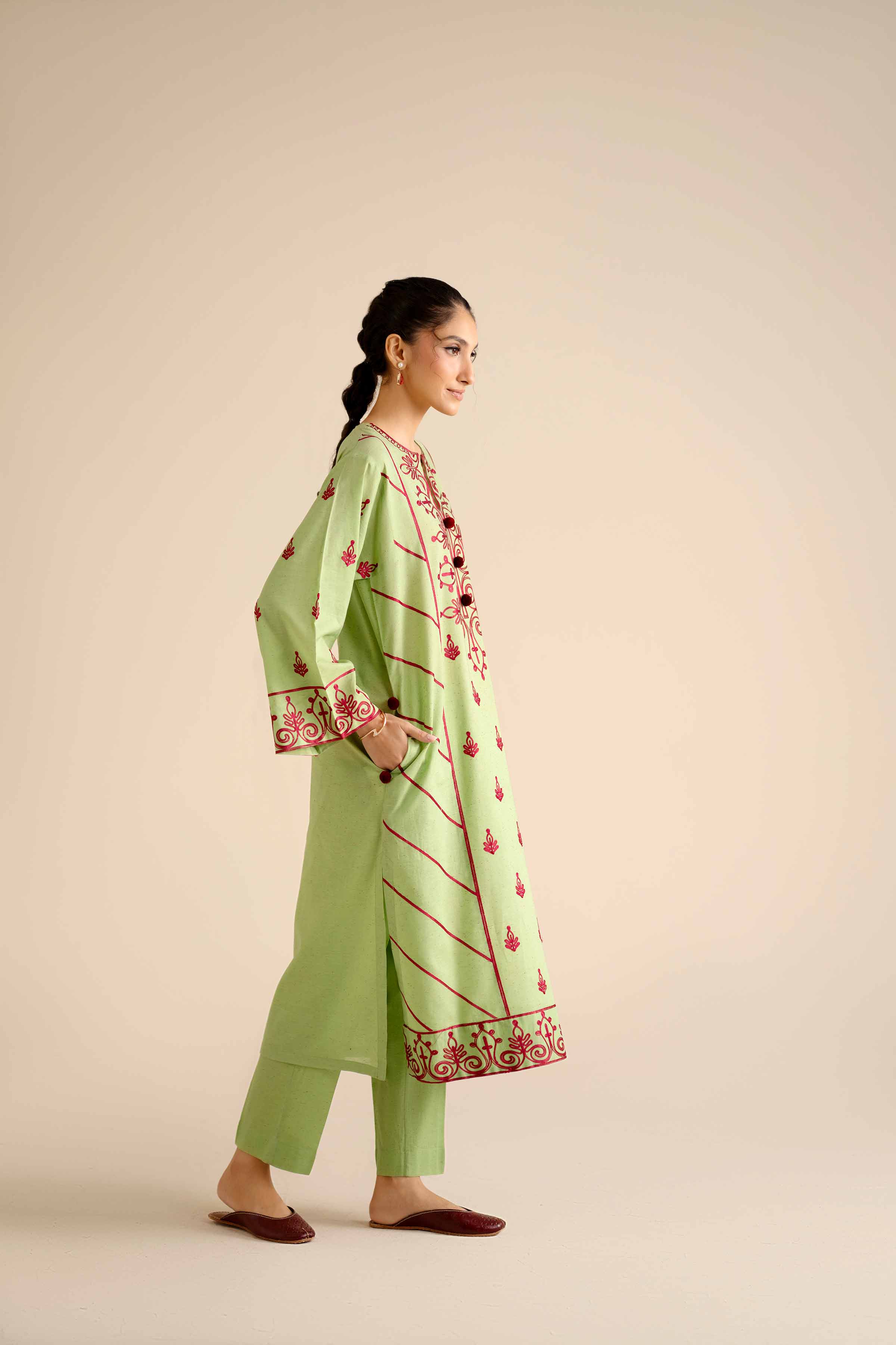 2 Piece - Embroidered Suit - PW25-269 for Women - Pret Collection | Nishat | Shop Online