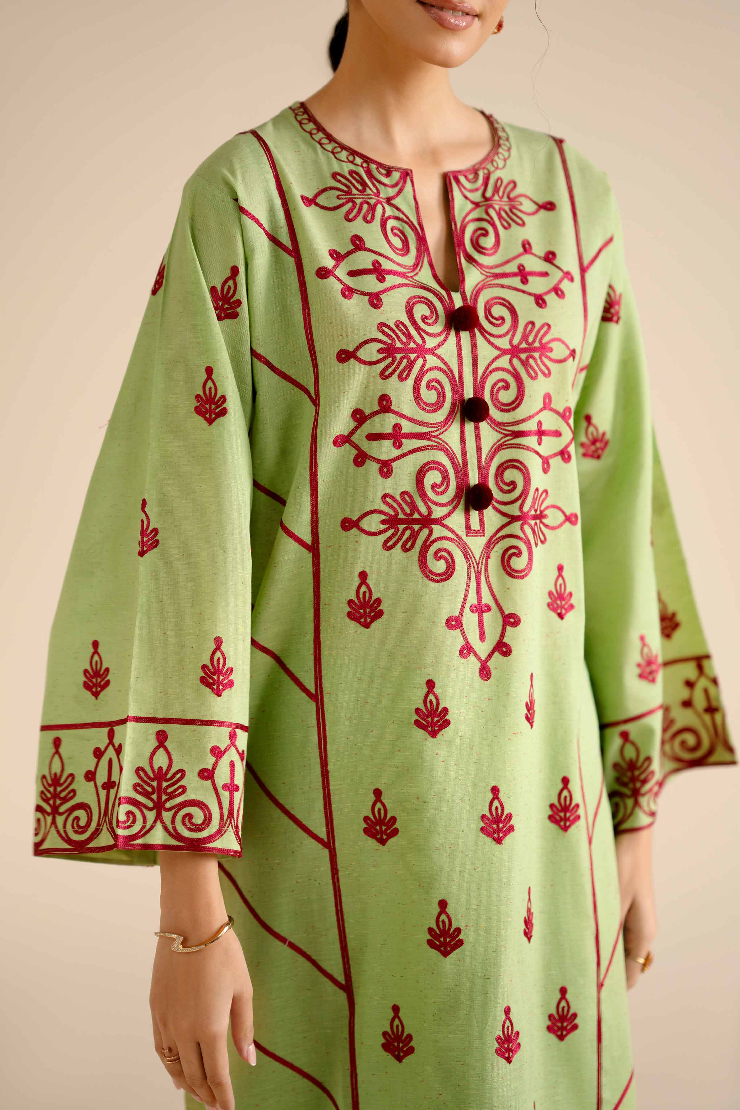 2 Piece - Embroidered Suit - PW25-269 for Women - Pret Collection | Nishat | Shop Online