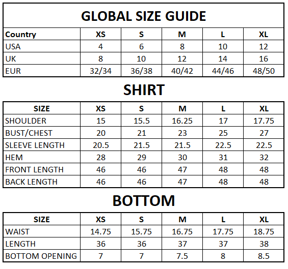 Size Guide