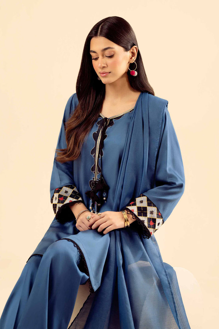 3 Piece - Basic Suit - PW25-27 for Women - Pret Collection | Nishat | Shop Online