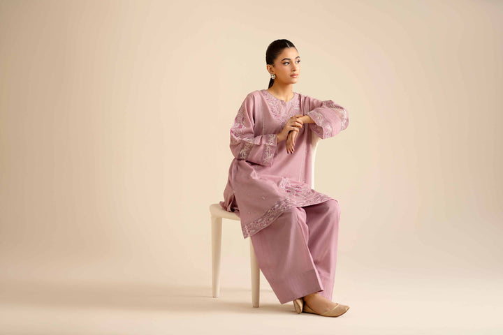 2 Piece - Embroidered Suit - PW25-272 for Women - Pret Collection | Nishat | Shop Online