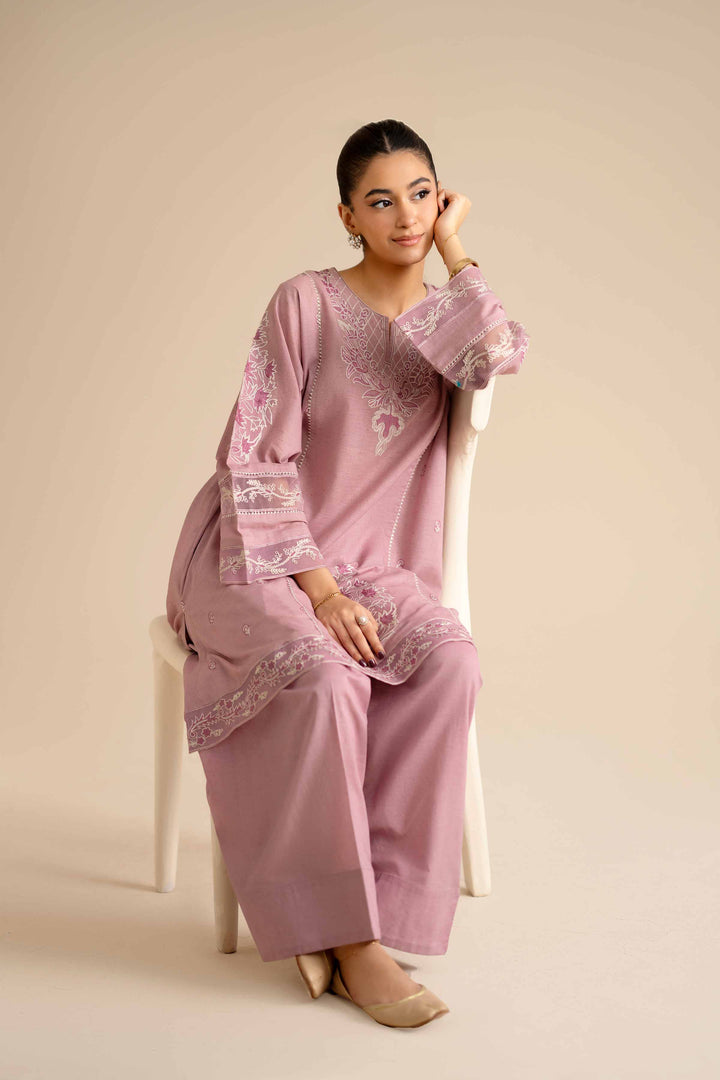 2 Piece - Embroidered Suit - PW25-272 for Women - Pret Collection | Nishat | Shop Online