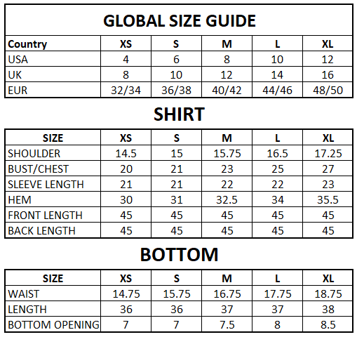 Size Guide
