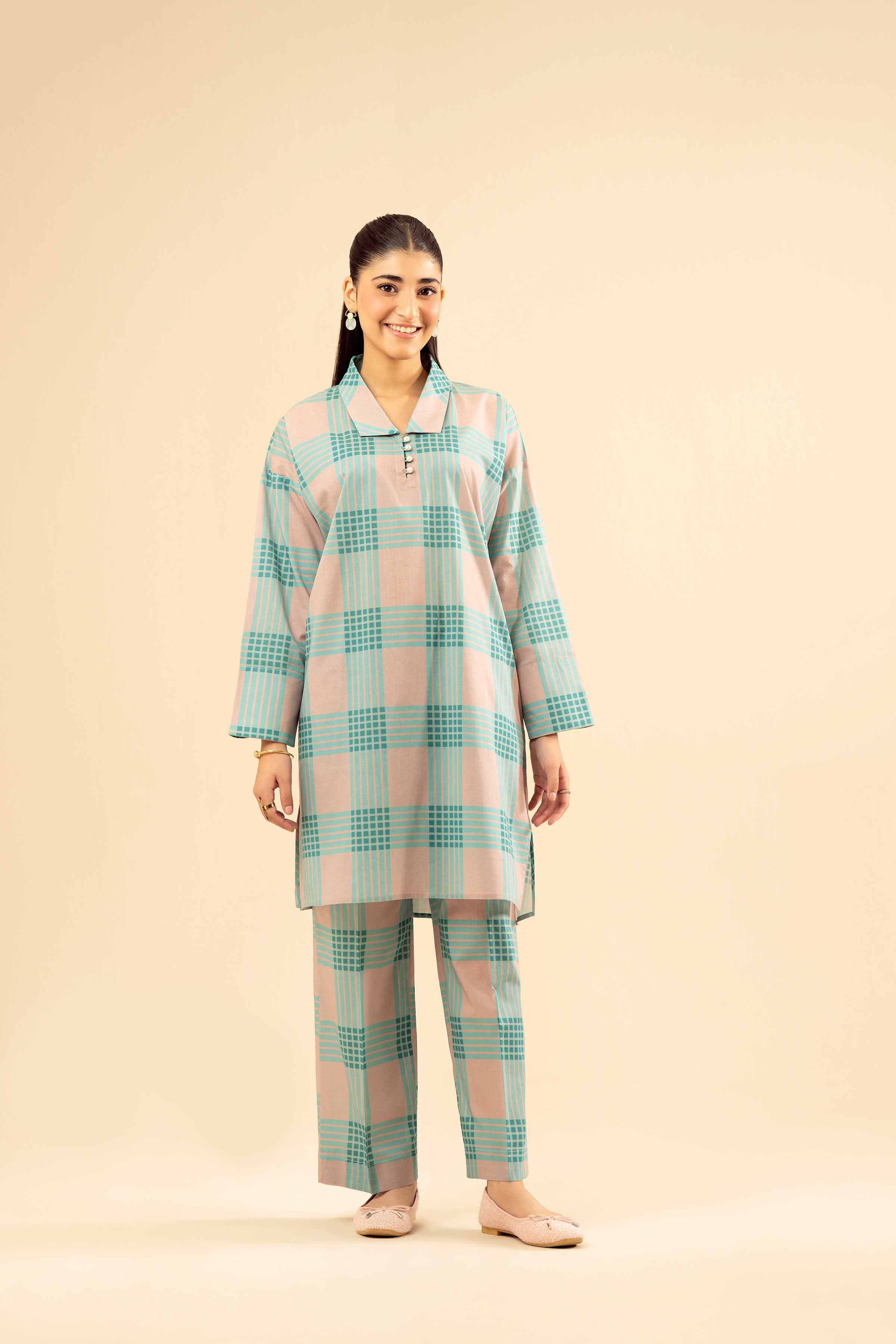 2 Piece - Printed Suit - PW25-28 for Women - Pret Collection | Nishat | Shop Online