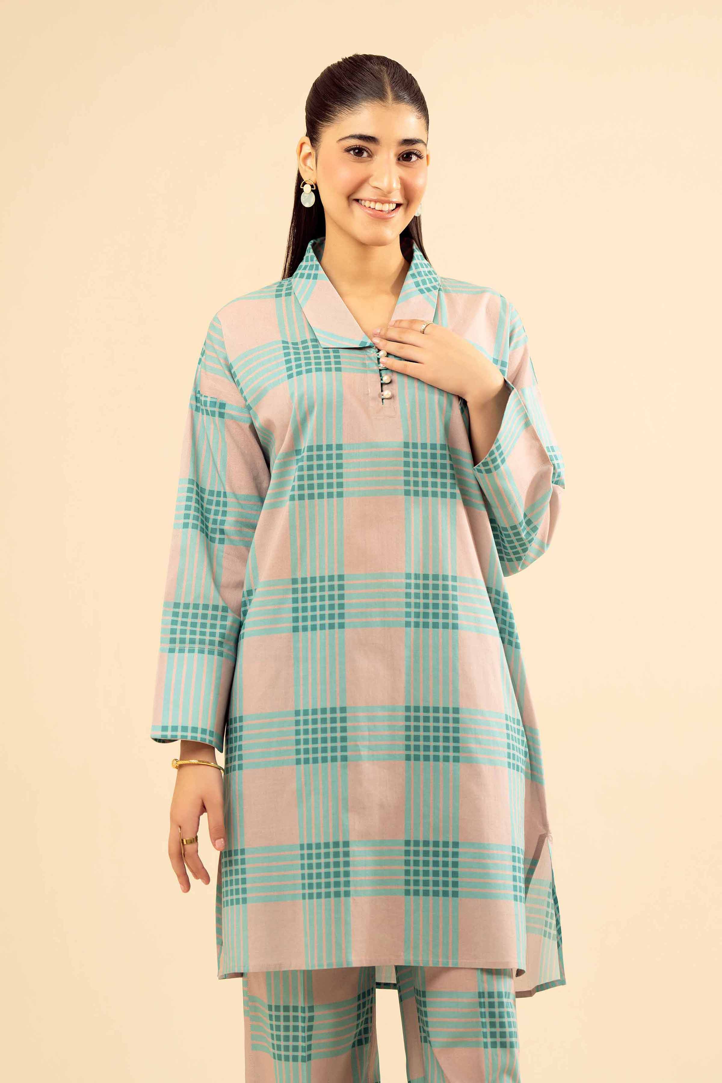 2 Piece - Printed Suit - PW25-28 for Women - Pret Collection | Nishat | Shop Online