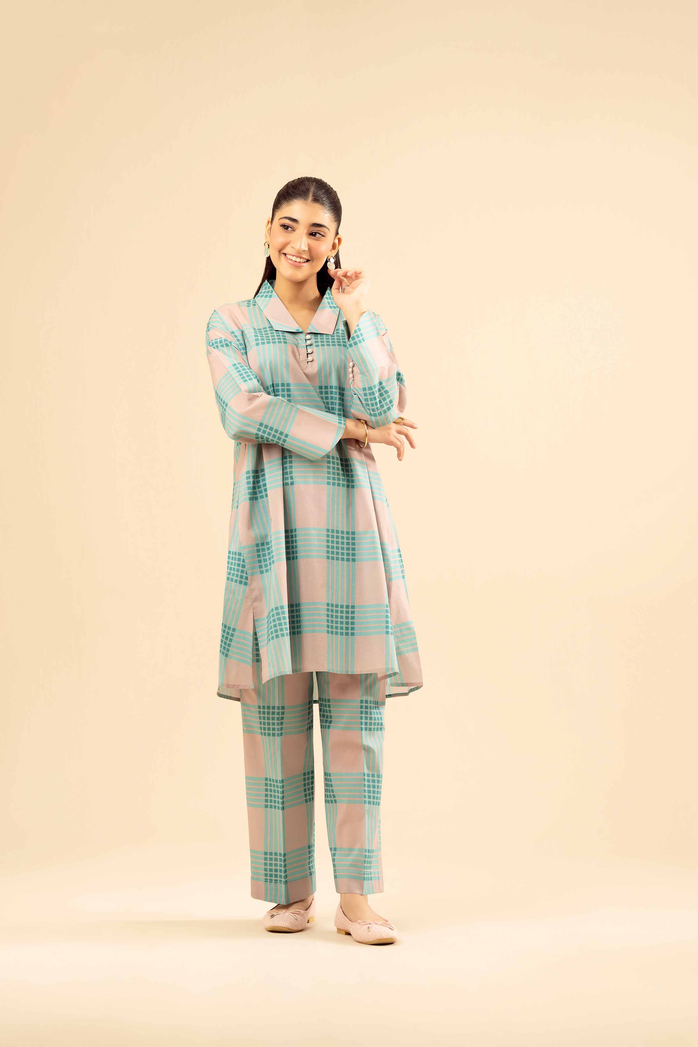 2 Piece - Printed Suit - PW25-28 for Women - Pret Collection | Nishat | Shop Online