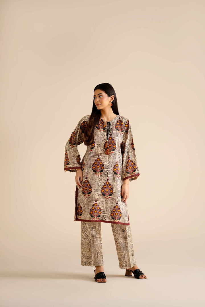 2 Piece - Printed Suit - PW25-282 for Women - Pret Collection | Nishat | Shop Online