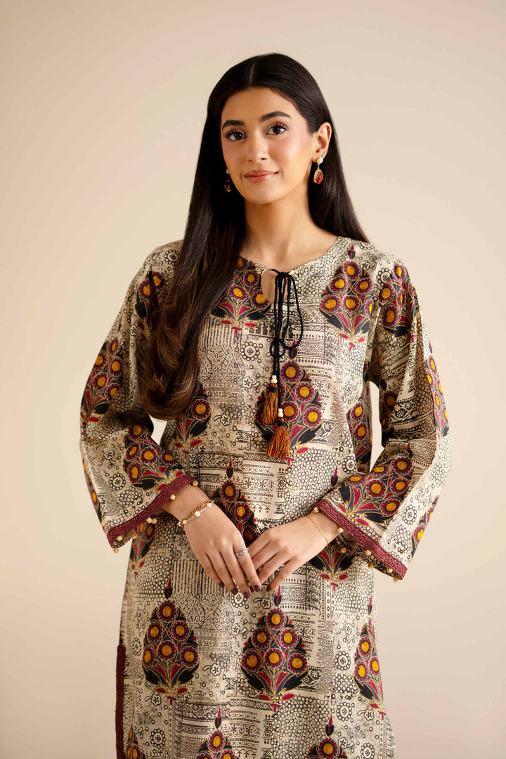 2 Piece - Printed Suit - PW25-282 for Women - Pret Collection | Nishat | Shop Online