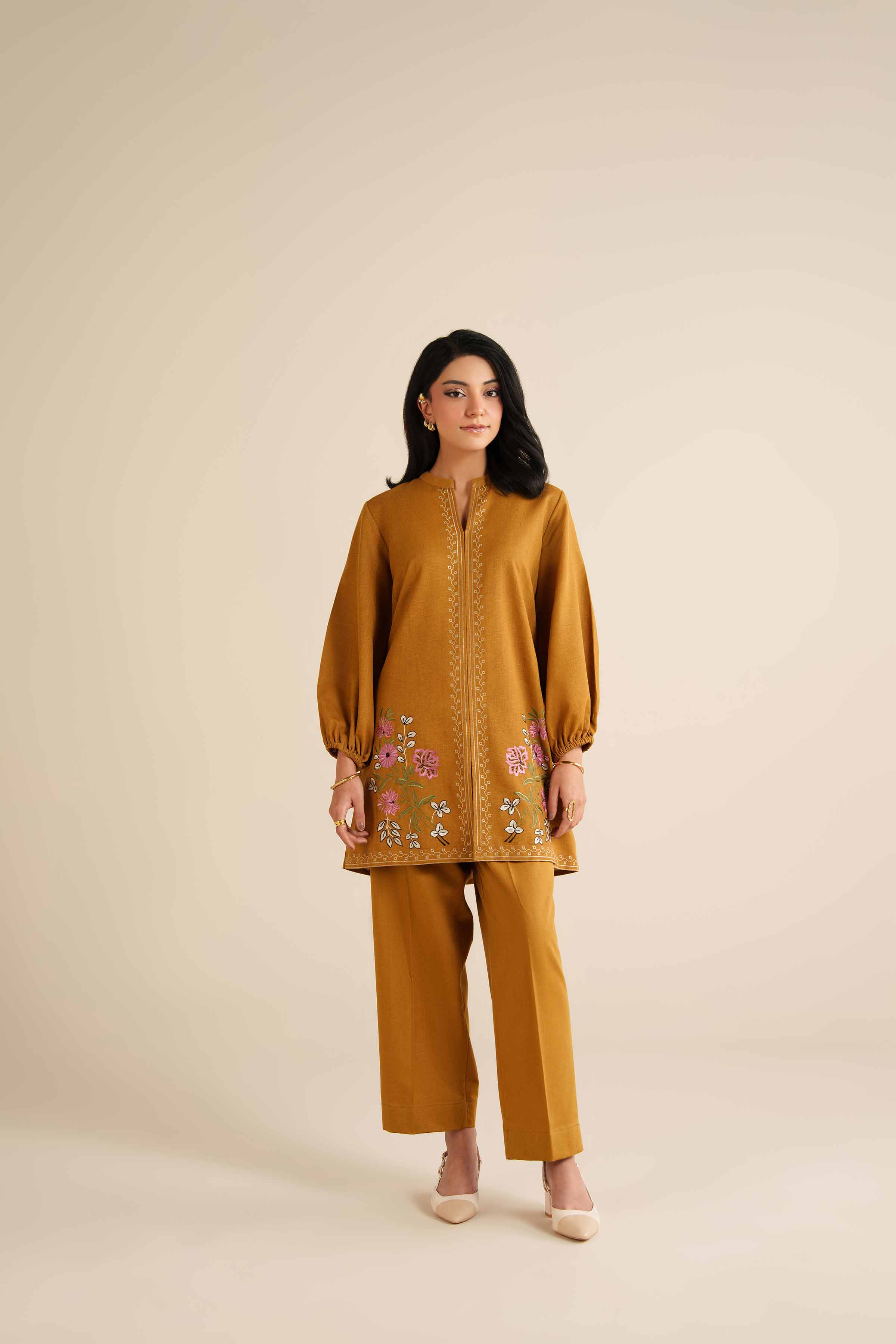 2 Piece - Embroidered Suit - PW25-287 for Women - Pret Collection | Nishat | Shop Online