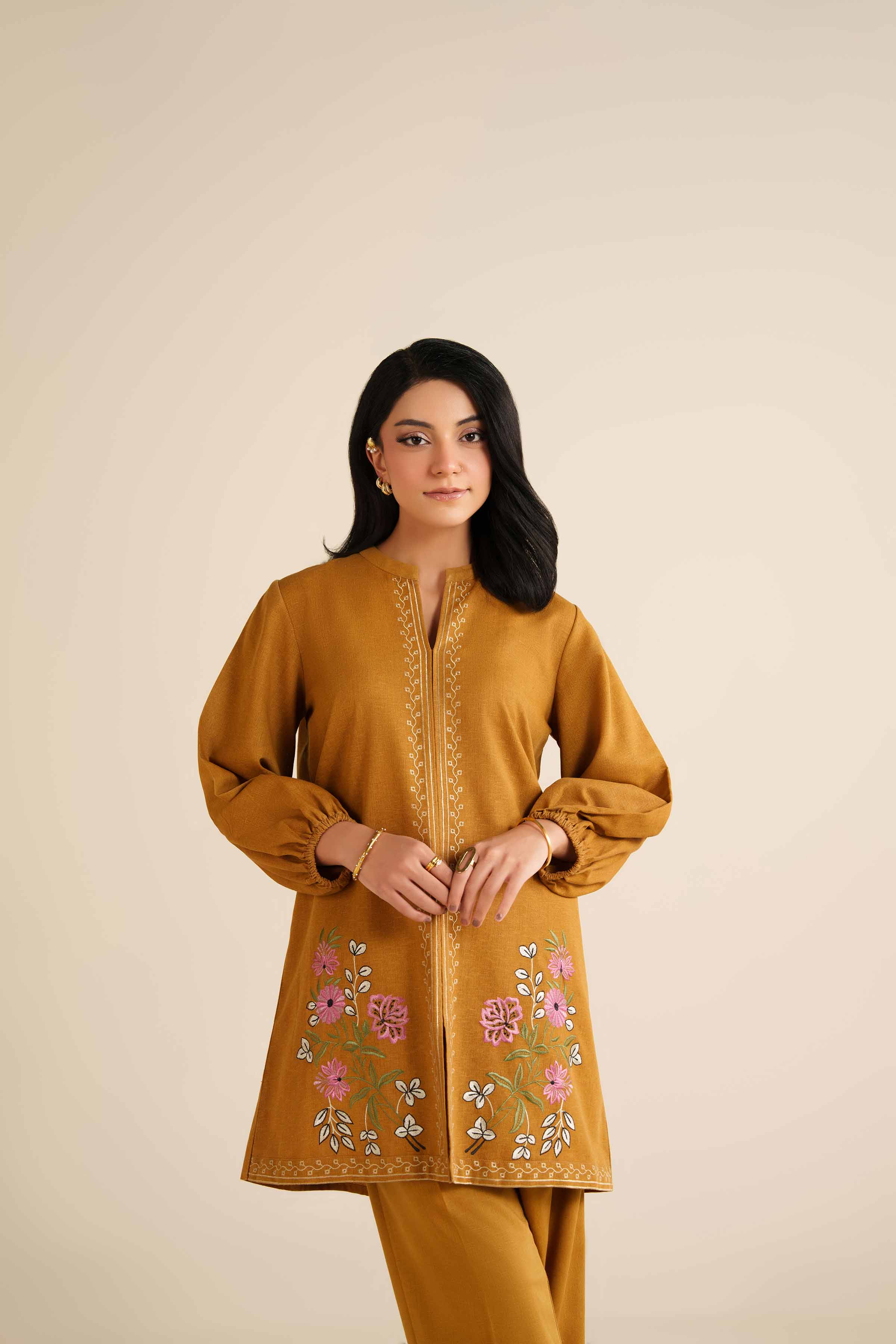 2 Piece - Embroidered Suit - PW25-287 for Women - Pret Collection | Nishat | Shop Online