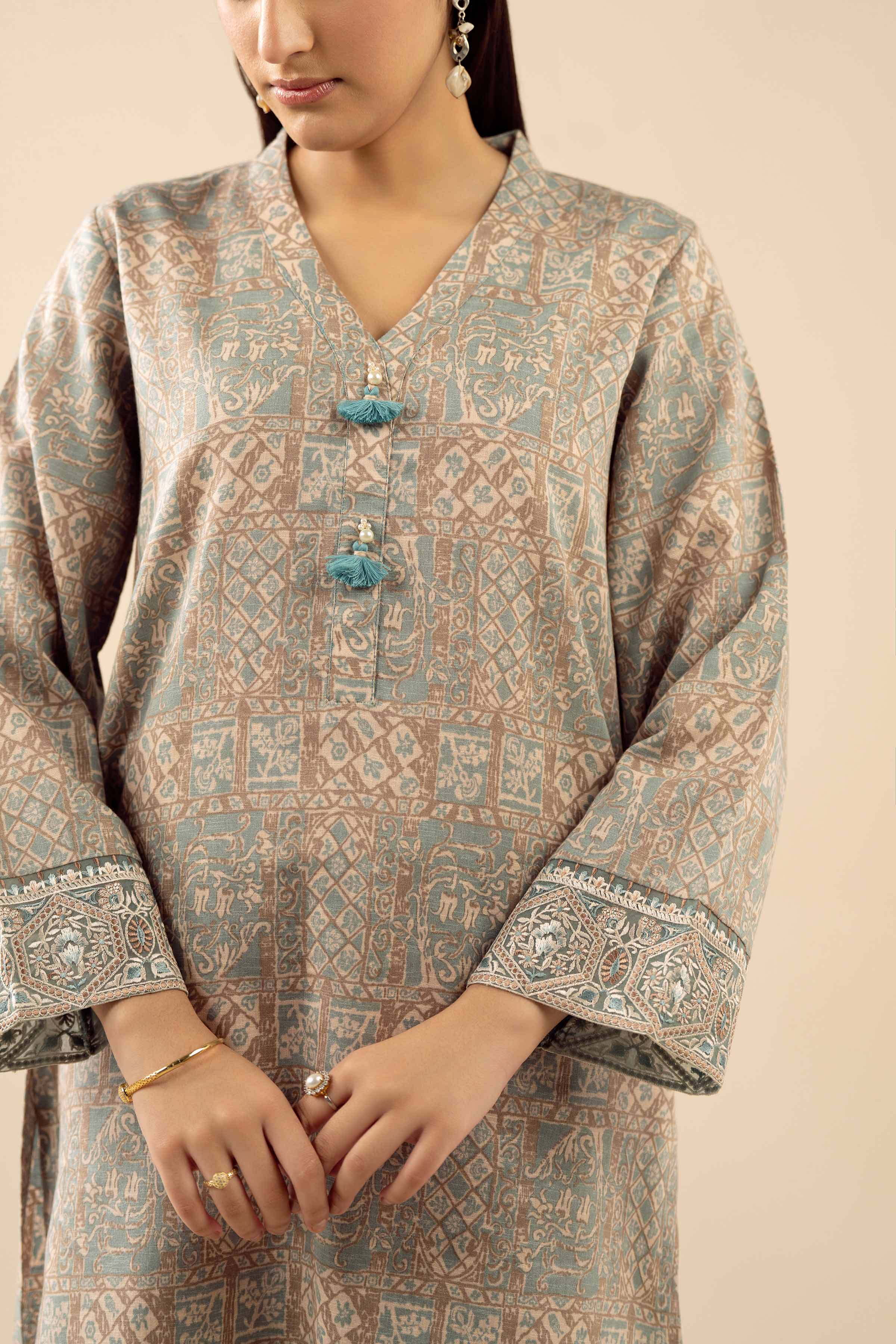 2 Piece - Printed Suit - PW25-292 for Women - Pret Collection | Nishat | Shop Online