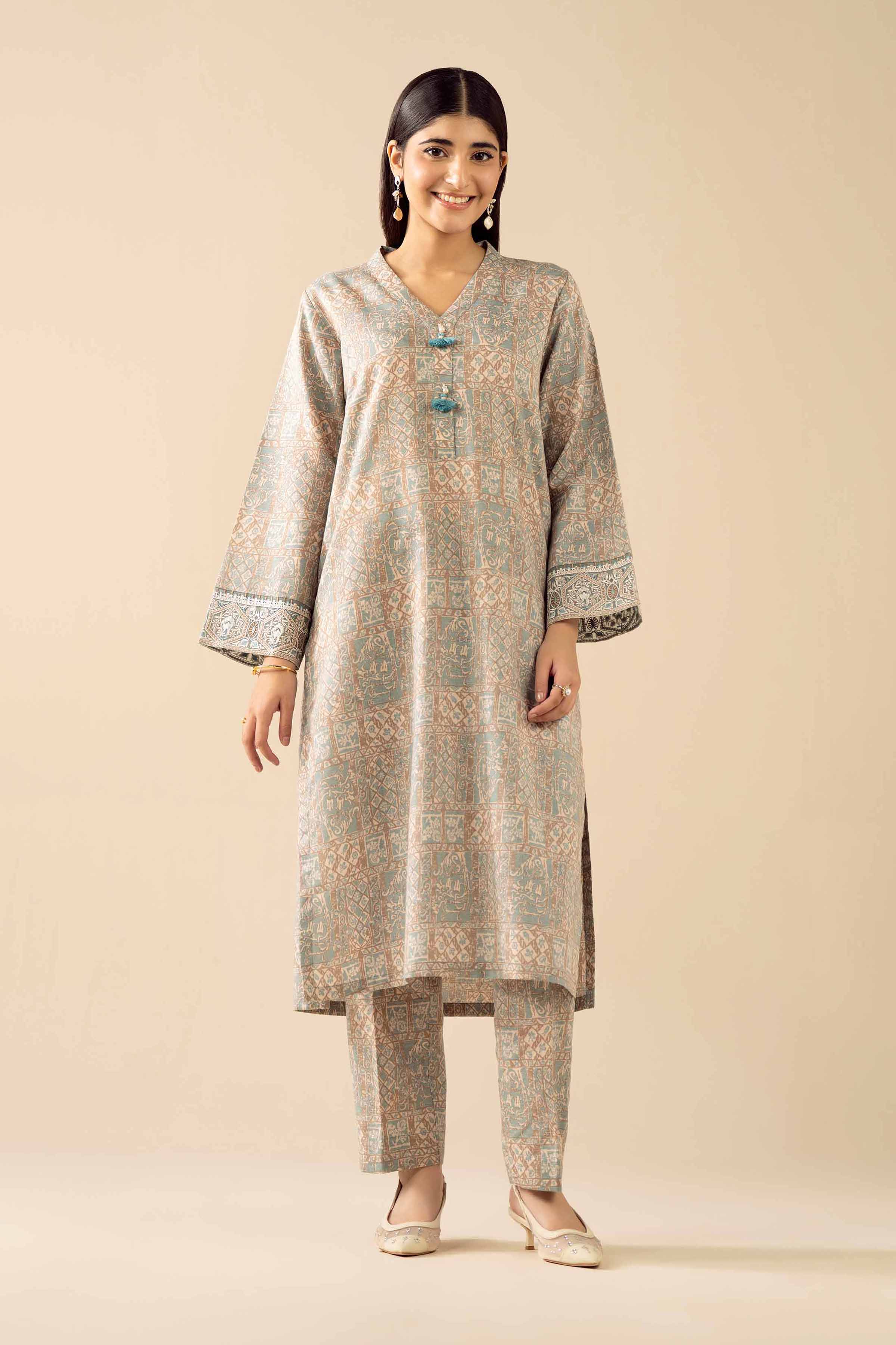2 Piece - Printed Suit - PW25-292 for Women - Pret Collection | Nishat | Shop Online