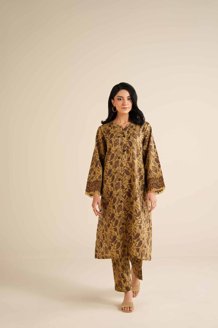 2 Piece - Printed Embroidered Suit - PW25-293 for Women - Pret Collection | Nishat | Shop Online